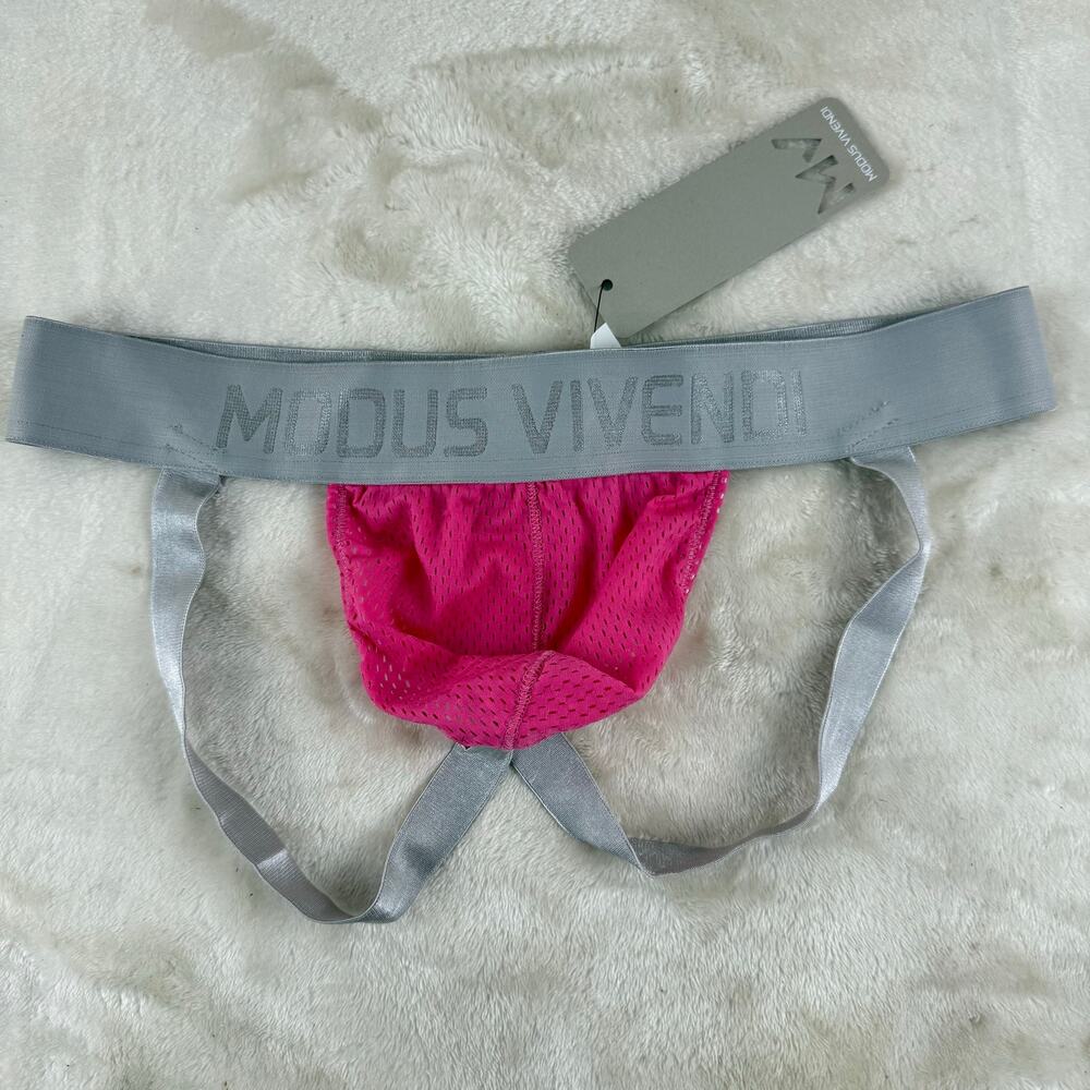 Modus Vivendi Pop Melange Jockstrap Underwear Men's Size XL Fuchsia